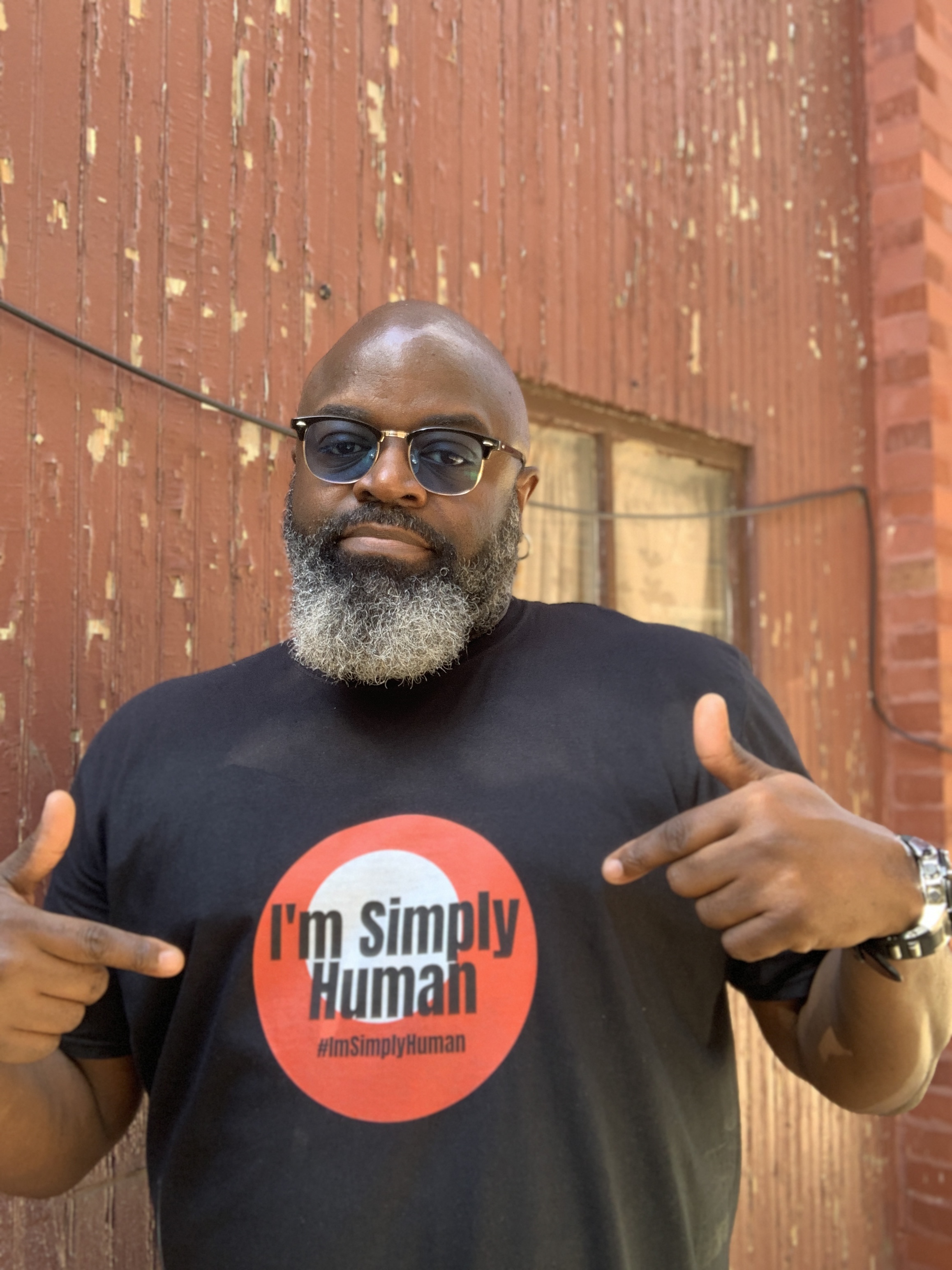 #ImSimplyHuman Tee